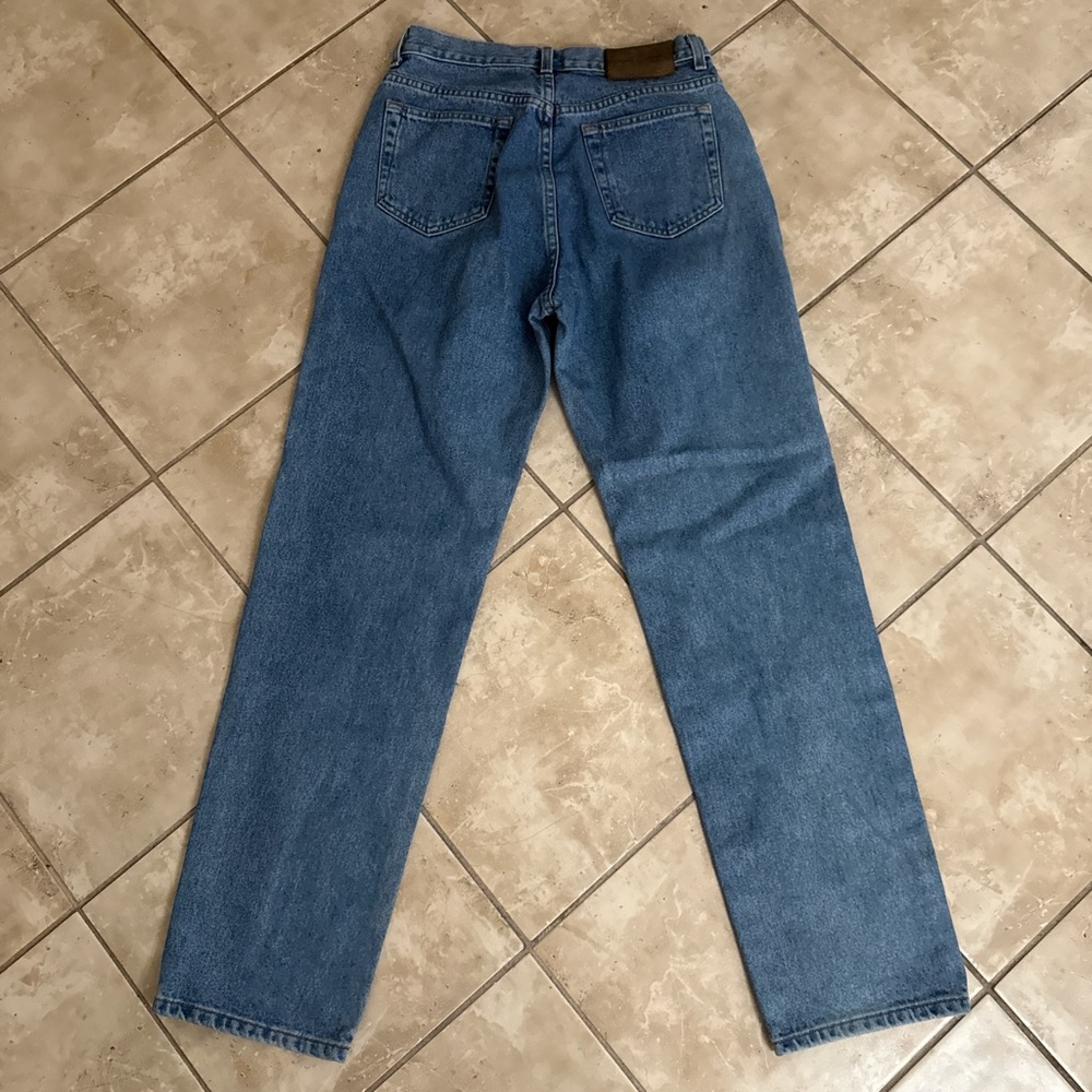 Vtg 90s Calvin Klein High Waist Blue Denim Mom Jeans Sz 8